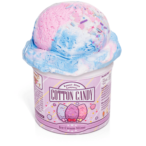 
            
                Load image into Gallery viewer, Cotton Candy Scented Ice Cream Pint Slime
            
        