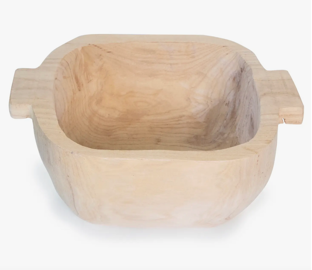 
            
                Load image into Gallery viewer, Paulownia Oval Handle Bowl
            
        