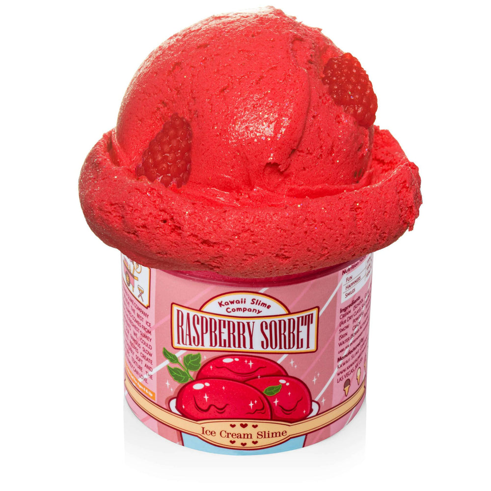 Raspberry Sorbet Scented Ice Cream Pint Slime