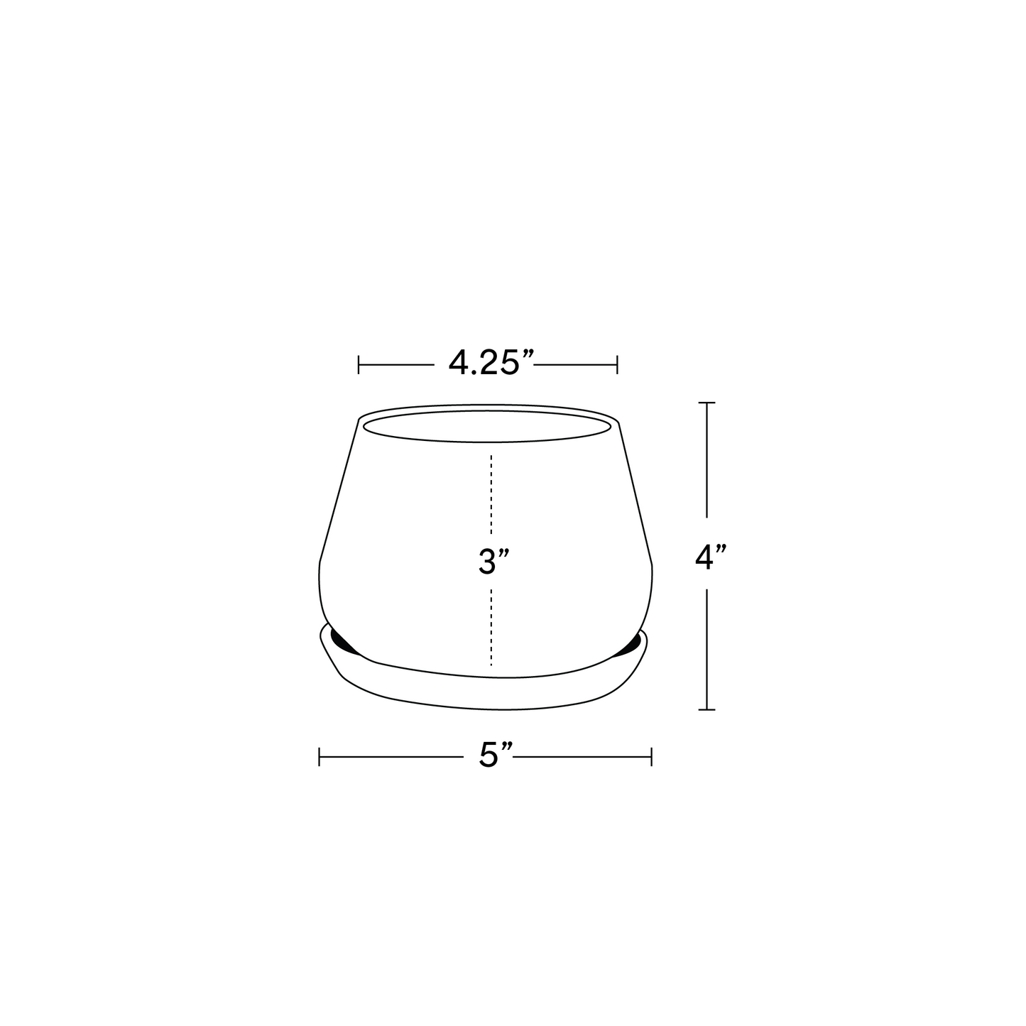 The Rancho- 5 Inch Planter