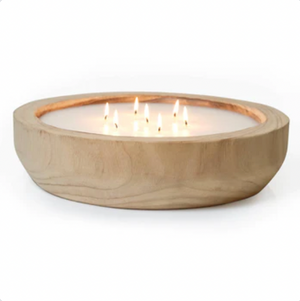 
            
                Load image into Gallery viewer, Paulownia Wood Round Candle
            
        