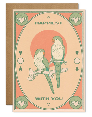 
            
                Load image into Gallery viewer, Happiest With You Card
            
        