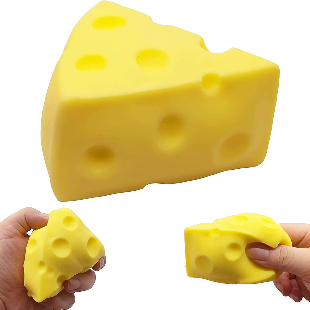 
            
                Load image into Gallery viewer, So Cheesy! Cheese Shaped Squishy Stress Toy
            
        