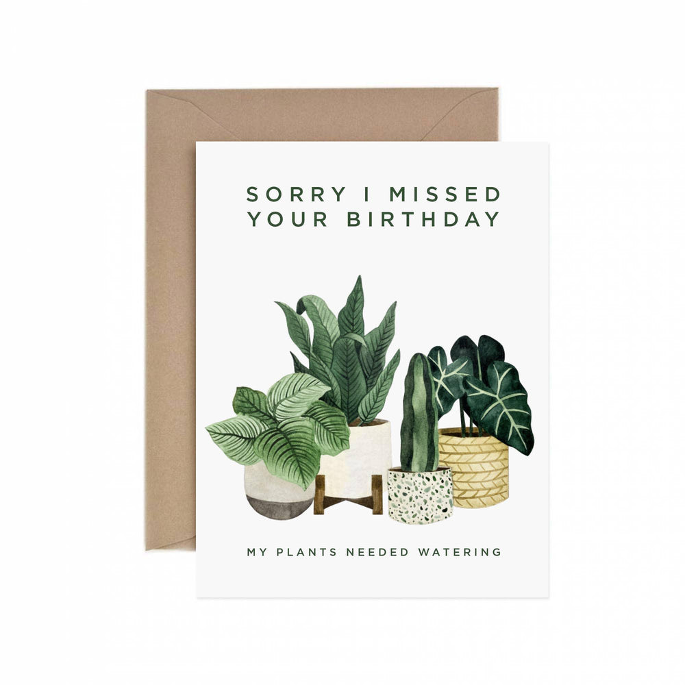 
            
                Load image into Gallery viewer, Missed Birthday Greeting Card
            
        