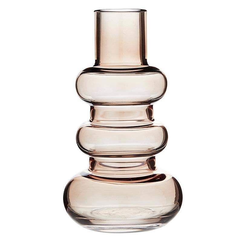 Glass Bubble Vase - Small - Brown