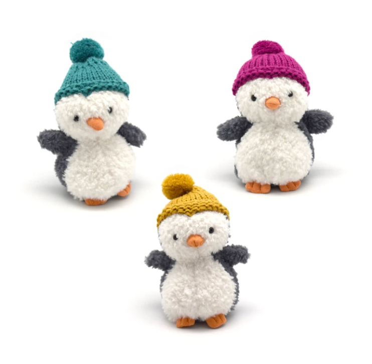 
            
                Load image into Gallery viewer, Wee Winter Penguin Assorted Colors Jellycat
            
        