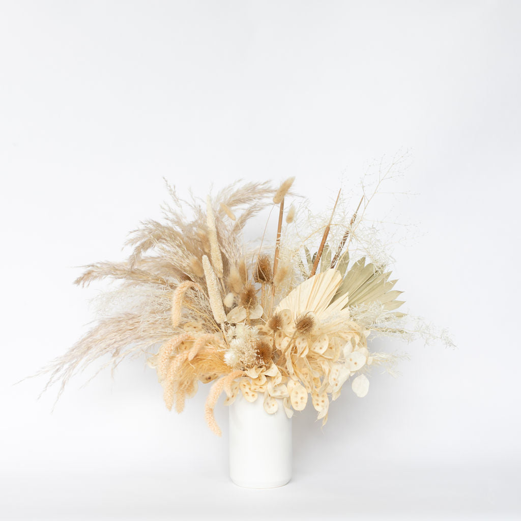 Neutral Dried Floral Arrangement