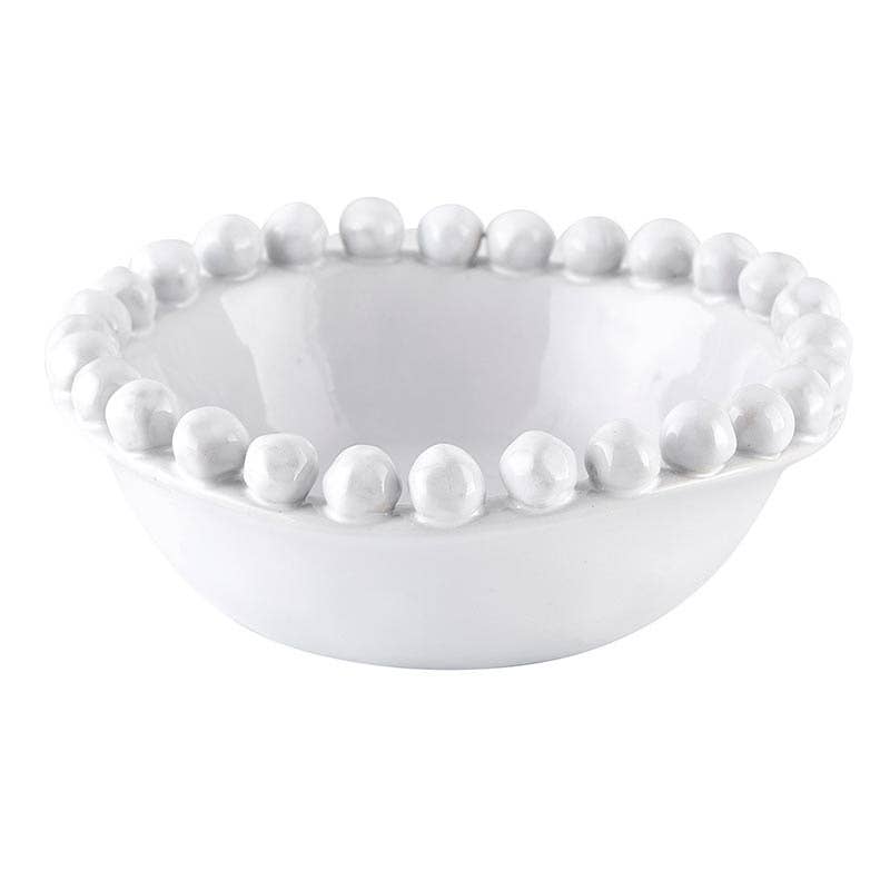 
            
                Load image into Gallery viewer, Ceramic Beaded Bowl - White
            
        