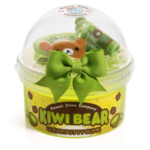
            
                Load image into Gallery viewer, Kiwi Bear Putty Clear Slime
            
        