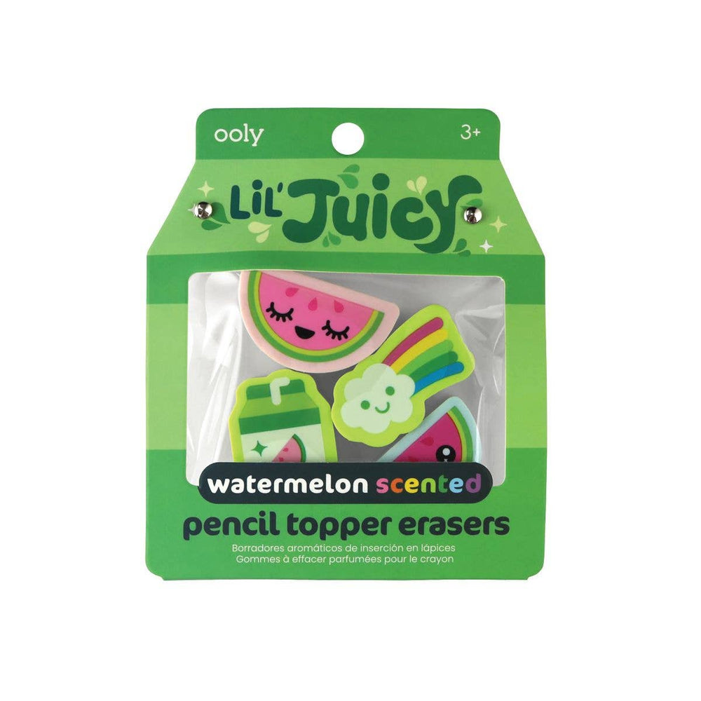
            
                Load image into Gallery viewer, Lil&amp;#39; Juicy Scented Topper Eraser - Watermelon
            
        