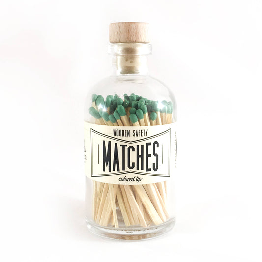 Vintage Apothecary Green Matches: Green