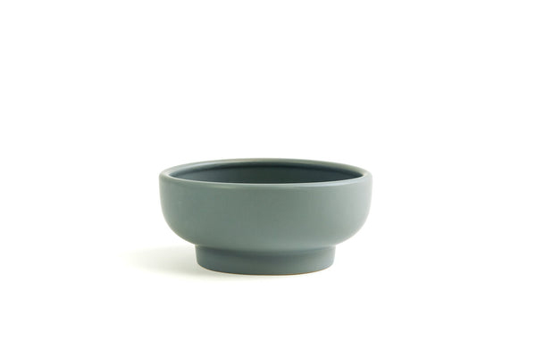 Gemstone Pedestal Bowl - Granite Grey