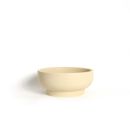 Gemstone Pedestal Bowl - Almond