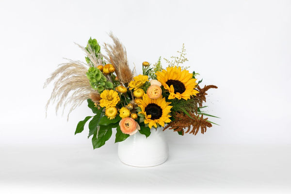 Sunny Harvest Fresh and Dried Floral Arrangement
